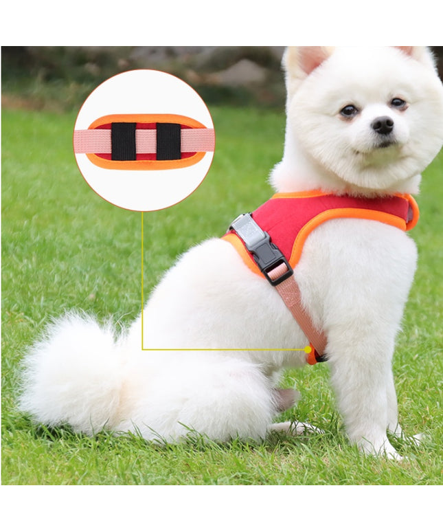 Suede Dog Harness – Adjustable Chest Strap Leash | Petpexi