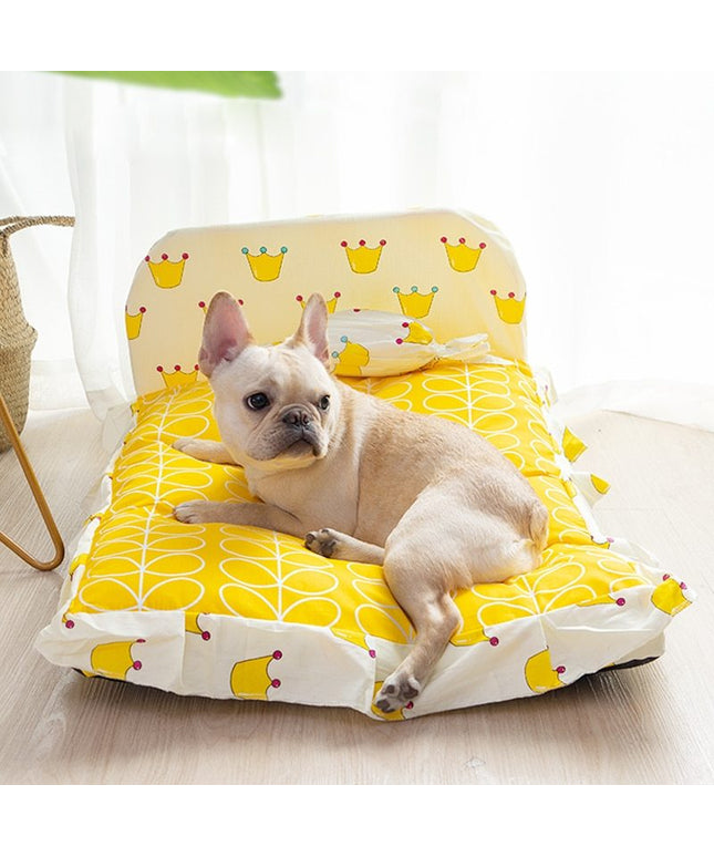 Teddy Small Dog Pet Bed with PP cotton in Small, Medium, Large sizes, cozy and stylish, from PetPexi
