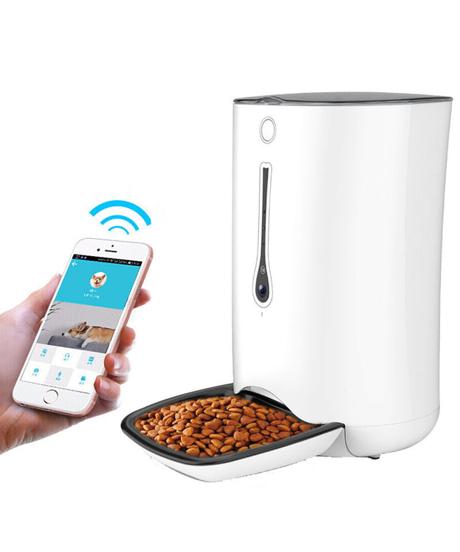 Third Generation Intelligent 6L Automatic Pet Feeder with Video and App Control for Dogs and Cats

