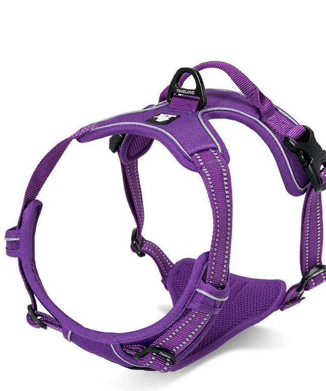 Truelove Pet Adjustable Reflective Nylon Dog Harness for Big & Medium Dogs | Petpexi