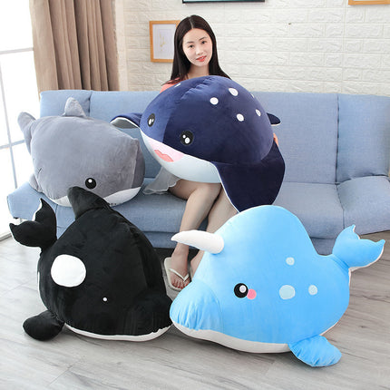 Ultra-soft Whale Shark Doll Plush Toy made with crystal fiber cotton, perfect for kids and collectors | Petpexi