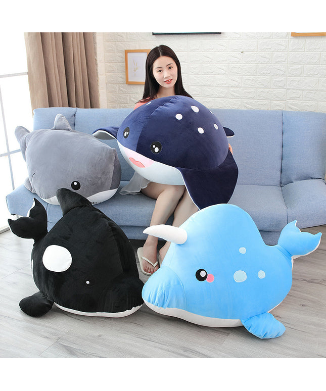 Ultra-soft Whale Shark Doll Plush Toy made with crystal fiber cotton, perfect for kids and collectors | Petpexi