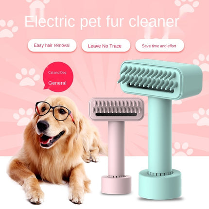 Wireless electric pet comb for flea and mite removal with wireless charging base by Petpexi, suitable for dogs and cats

